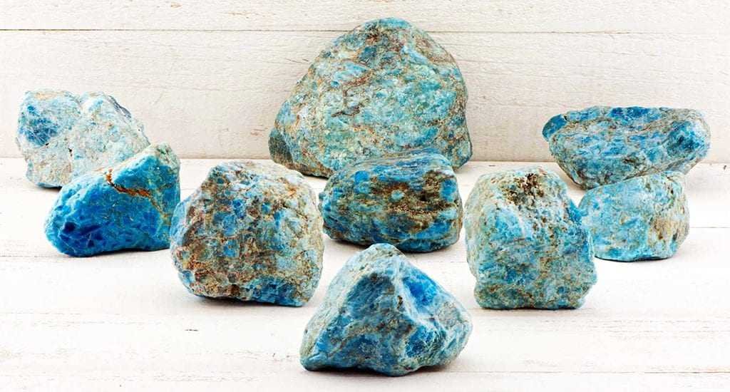 Pedras azuis Turquesina