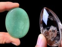 Aventurina Verde e Quartzo Claro