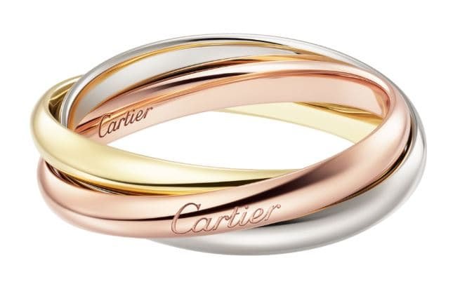 Principais Peças de Joalheria Cartier, Cartier Anel Trinity